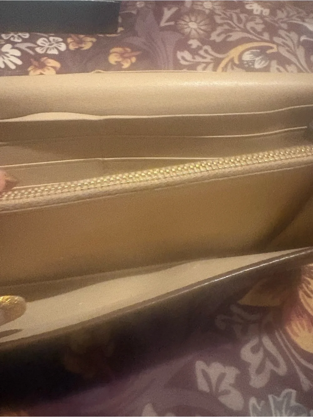 Prada Brown Leather Long Continental Wallet with Gold Logo
